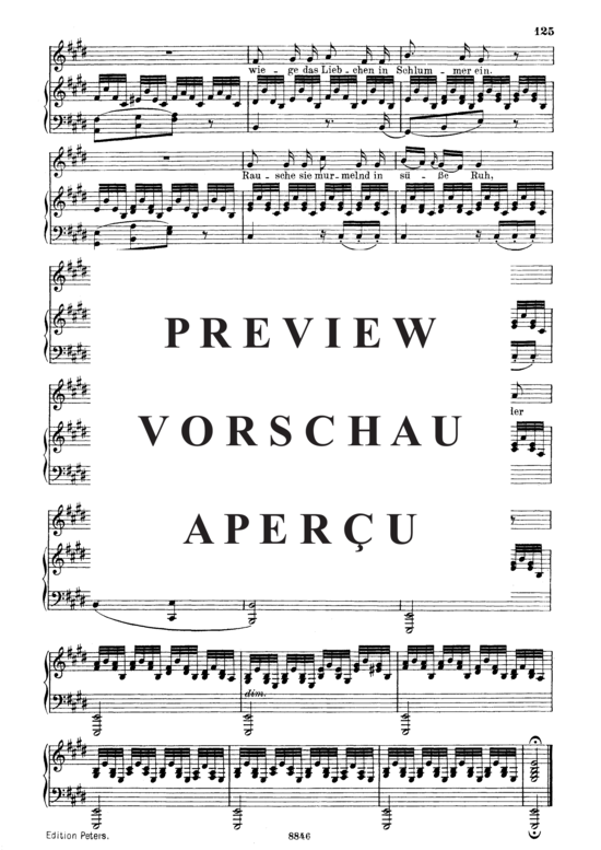 Product gallery: Page 5 of 5 Liebesbotschaft, D.957-1 (Schwanengesang), , Medium Voice and Piano