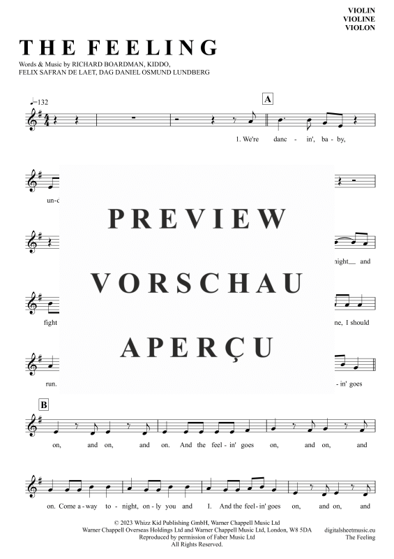 Product gallery: Page 2 of 4 The Feeling, Frequencies, Lost, (violin)