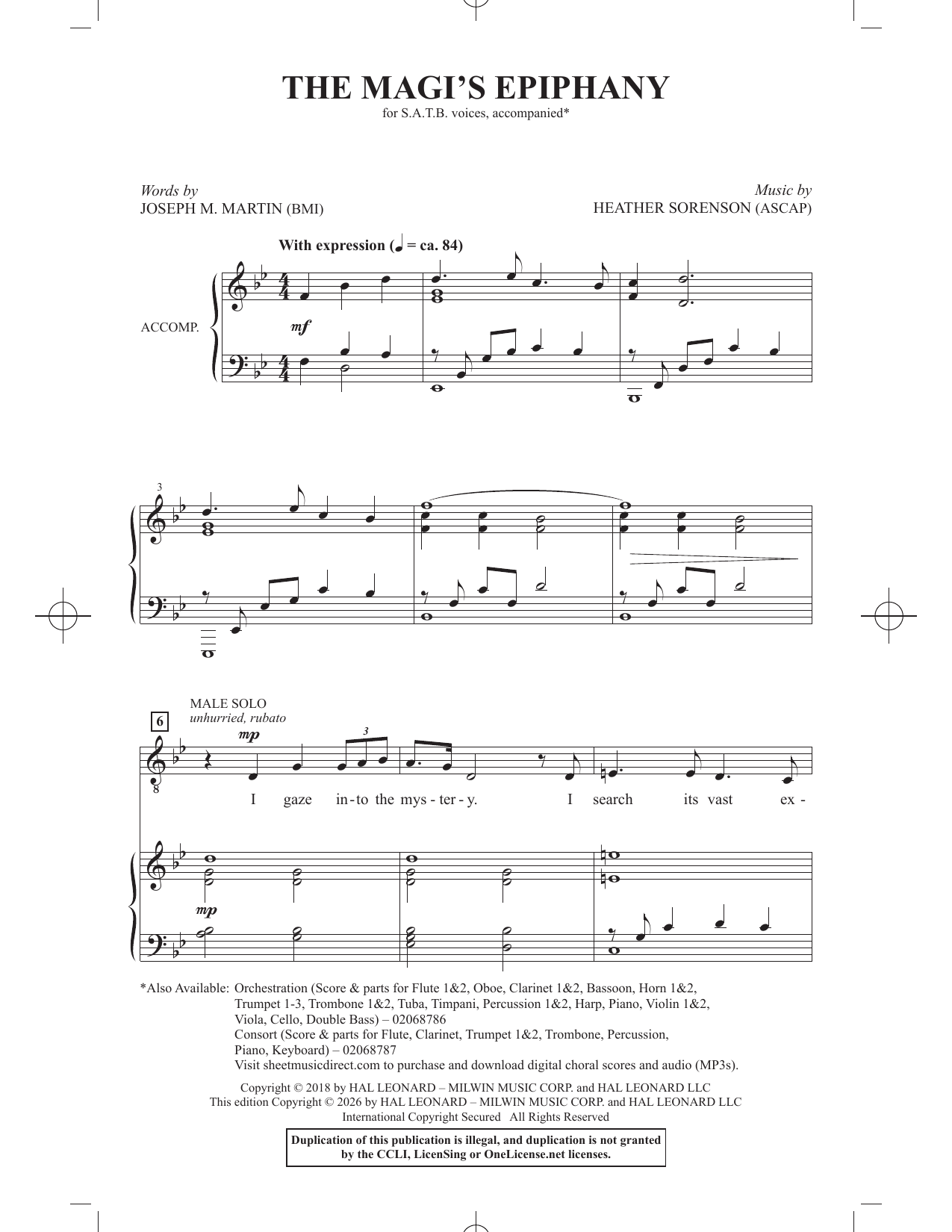 Produktbild zu: The Magi's Epiphany