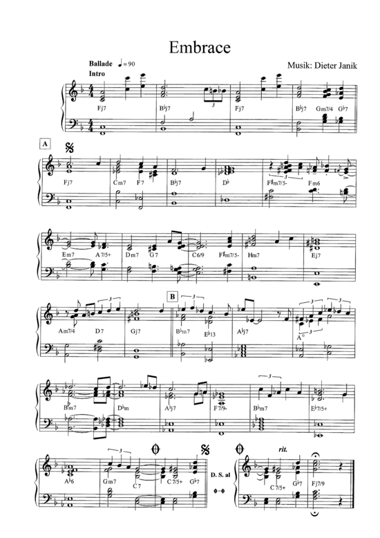 Produktbild zu: Embrace Dieter Janik (2015)