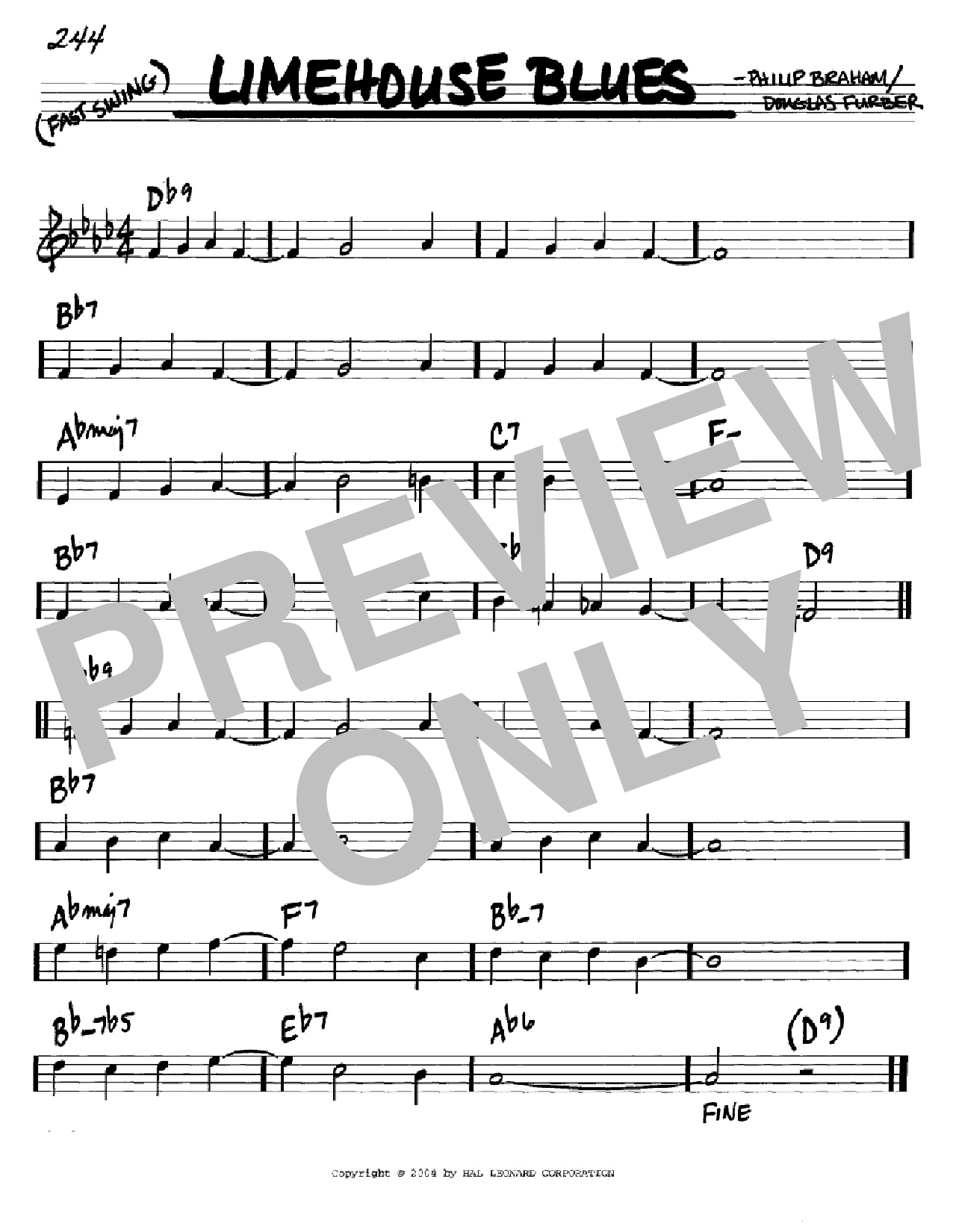 Produktbild zu: Limehouse Blues