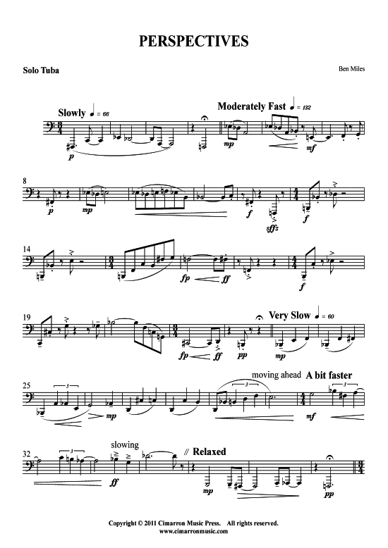 Product picture to: Perspectives Ben Miles