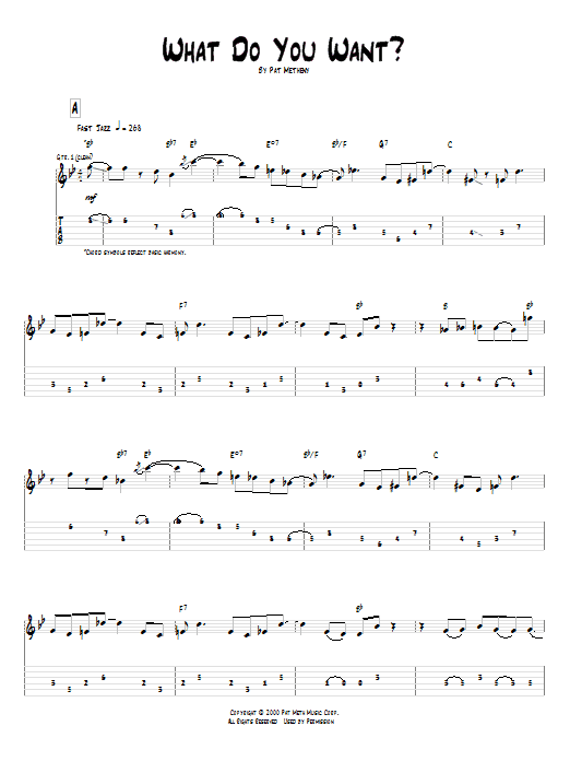Product gallery: Page 1 of 1 What Do You Want?, Pat Metheny