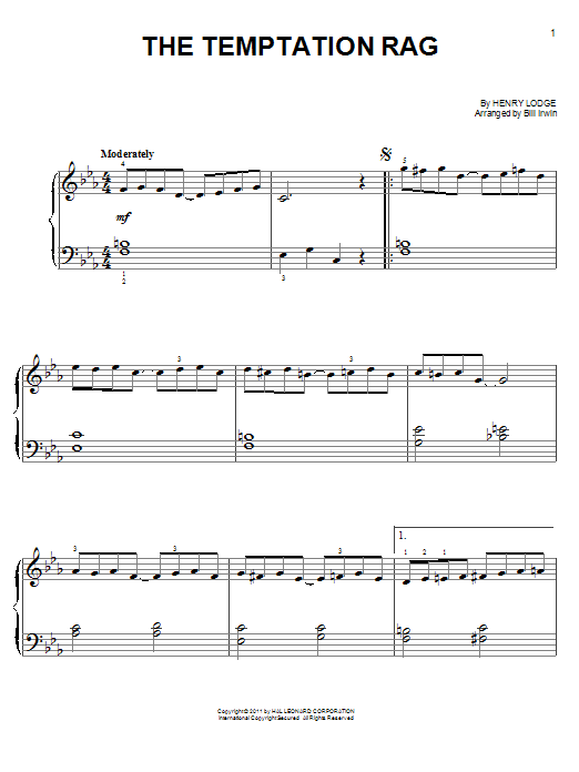 Produktbild zu: The Temptation Rag