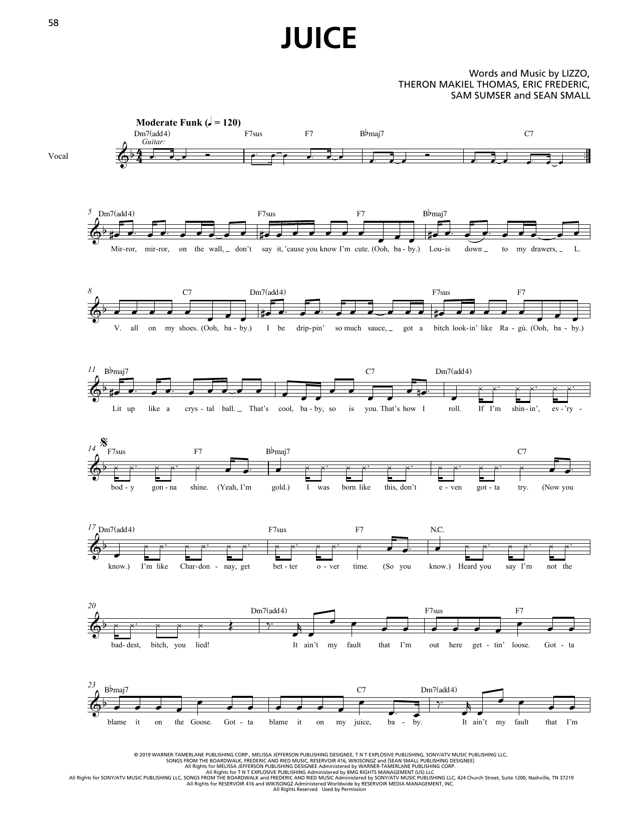 Produktbild zu: Juice (Horn Section)
