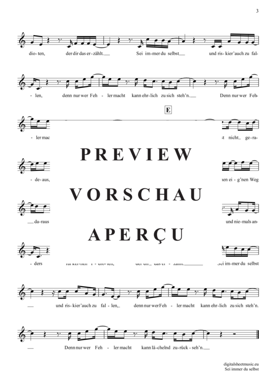 Product gallery: Page 4 of 4 Sei Immer Du Selbst , Zelter, Jonathan, (recorder)