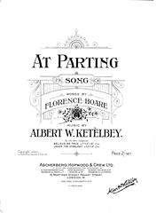 cover: At Parting, Albert W. Ketèlbey