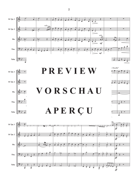 Produktgalerie: Seite 4 von 17 American Medley No. 1 , , (Blechbläserquintett)