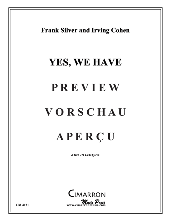 Product gallery: Page 2 of 10 Yes, We Have No Bananas! , , (Tuba Quartett EETT)