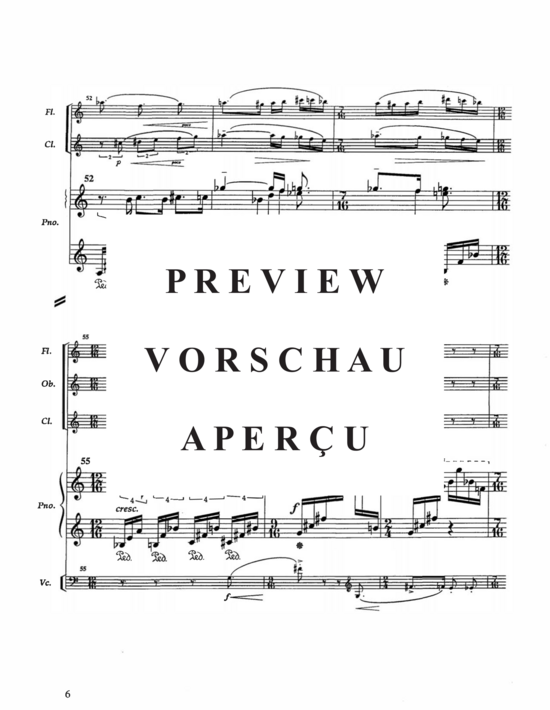 Product gallery: Page 9 of 21 Short Story , , (flute, clarinet, oboe, cello and piano)