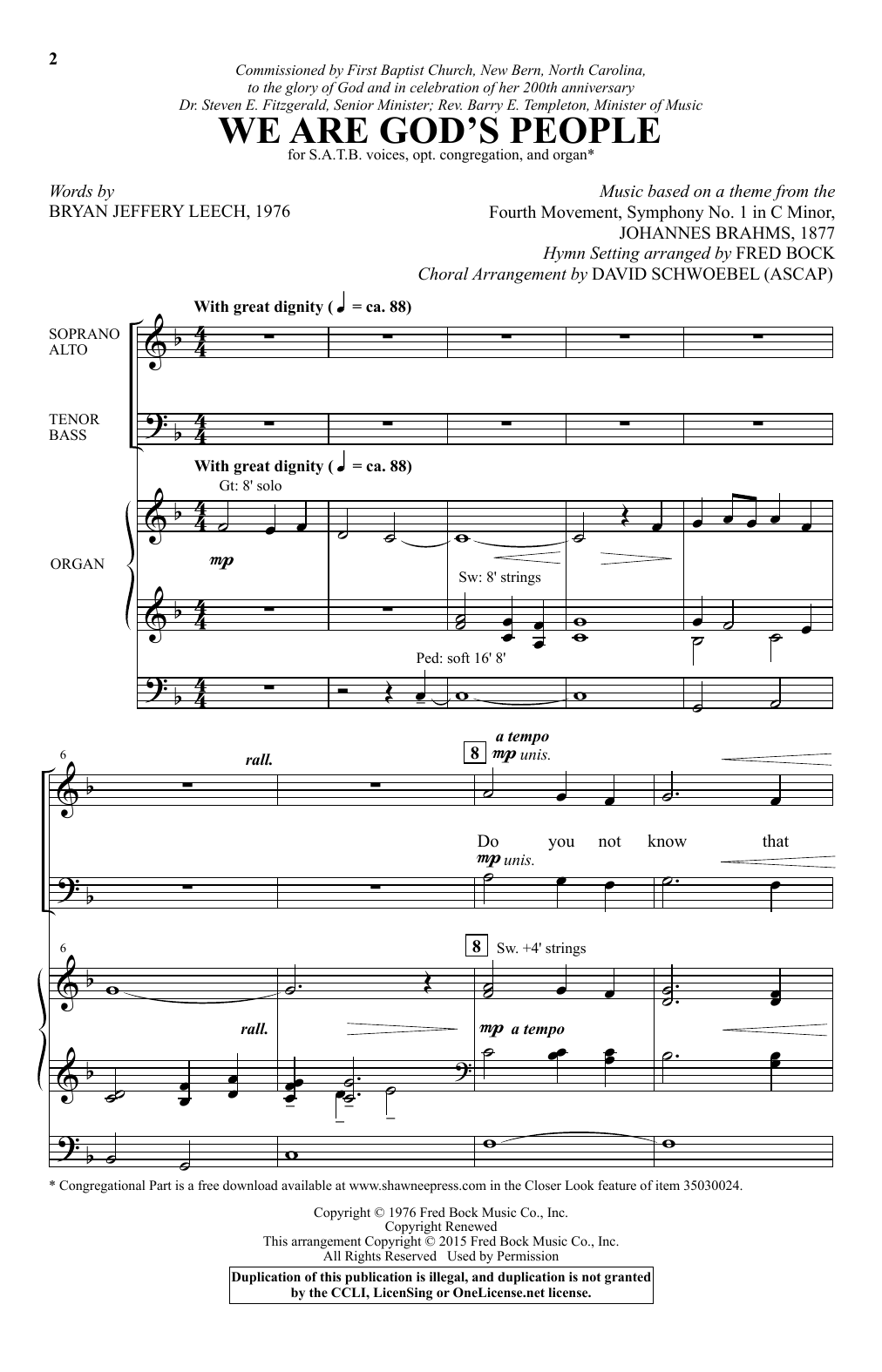 Produktgalerie: Seite 1 von 1 We Are God's People, David Schwoebel, Chor