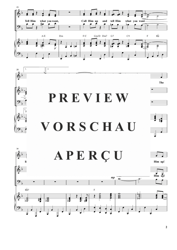 Produktgalerie: Seite 9 von 11 Jesus On the Mainline, , Gemischter Chor SAB, Solo und Klavier