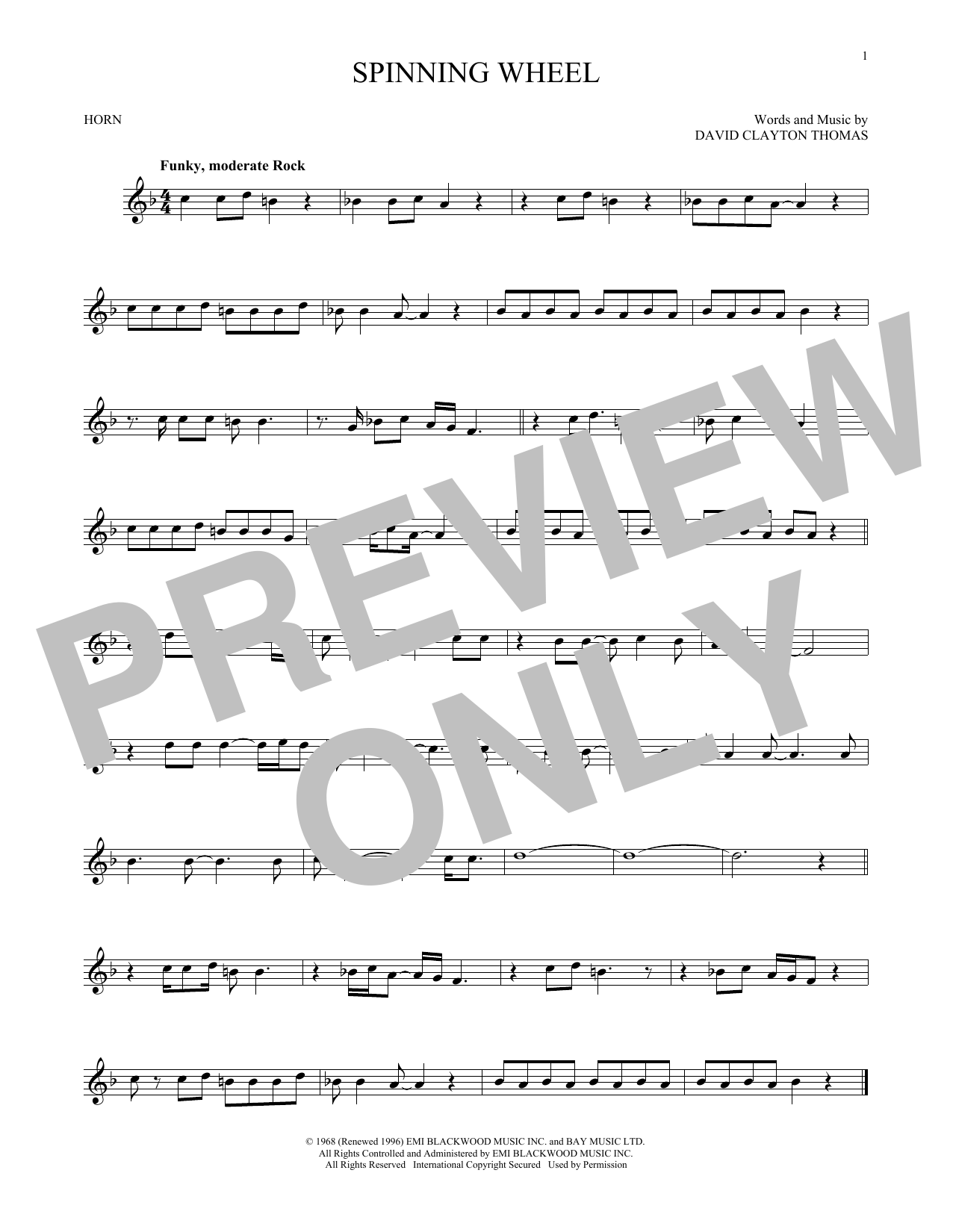 Produktgalerie: Seite 1 von 1 Spinning Wheel, Blood, Sweat & Tears, Horn