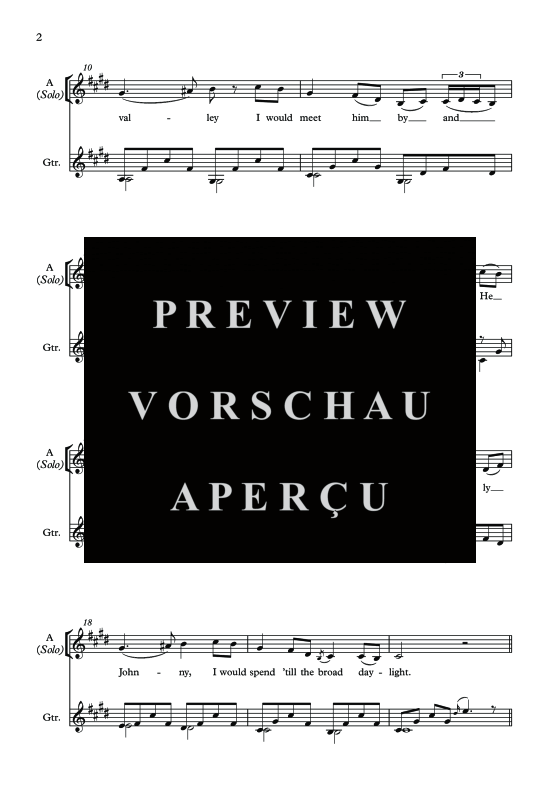 Produktgalerie: Seite 5 von 11 Courting is a pleasure, , Alt Solo, Gemischter Chor, Gitarre und irische Trommel