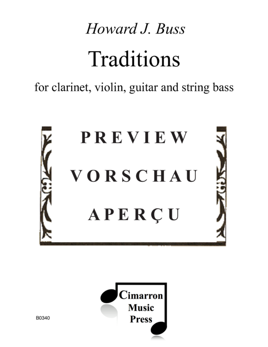 gallery: Traditions , , (Violine, Klarinette, Gitarre und Kontrabass)