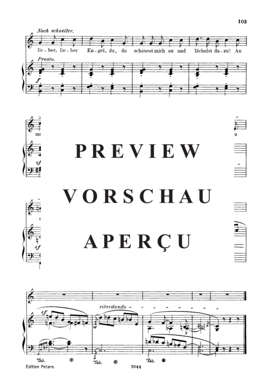 Product gallery: Page 5 of 5 An meinem Herzen, an meinem Brust, Op. 42 No.7, , Low Voice and Piano