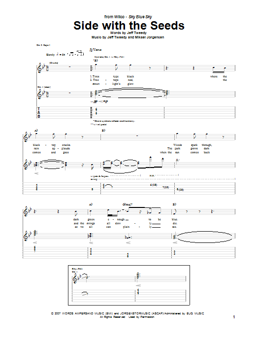 Produktgalerie: Seite 1 von 1 Side With The Seeds, Wilco, Gitarre