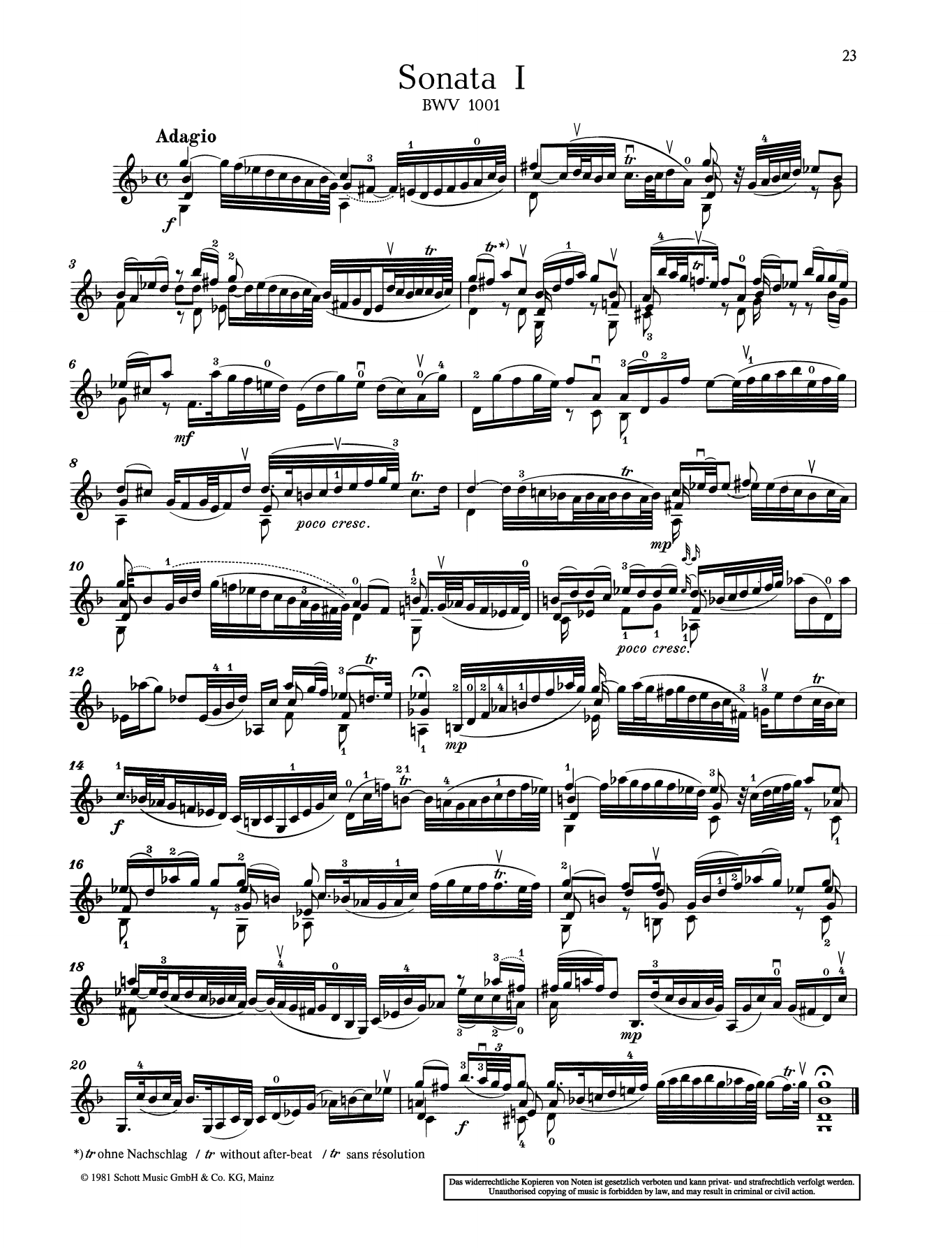 Produktbild zu: Sonata I