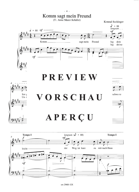 Product gallery: Page 7 of 13 Drei Lieder der Hoffnung , , (soprano + piano)