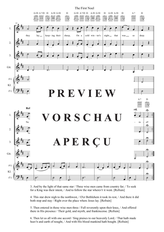 Produktgalerie: Seite 3 von 11 The First Noel , , (flexibles Quintett)