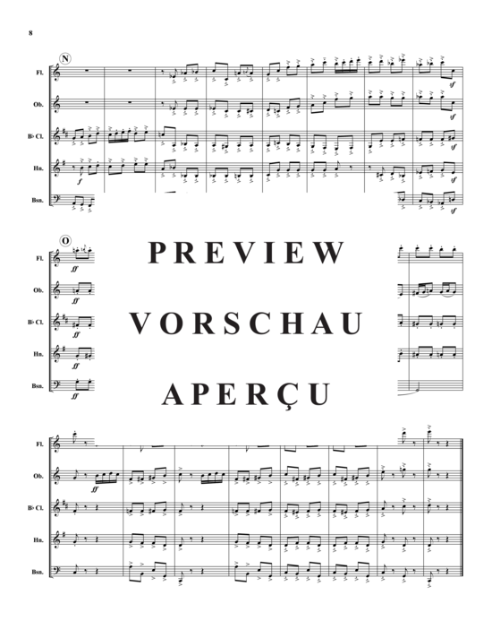 Produktgalerie: Seite 9 von 21 Joyeuse Marche  , , (Holzbläser-Quintett)