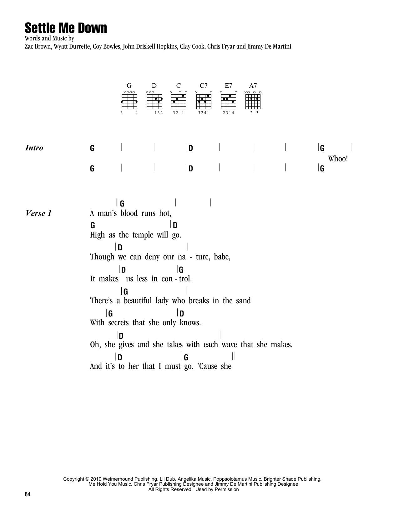 Produktbild zu: Settle Me Down