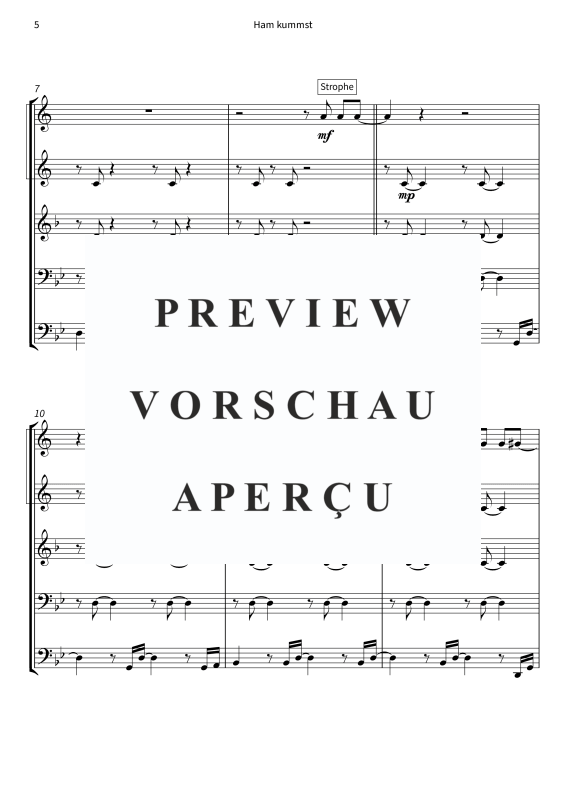 Produktgalerie: Seite 7 von 11 Ham kummst - Groovige Blechbläser-Version mit Wiener Schmäh, Speer, Seiler und, Blechbläser Quintett