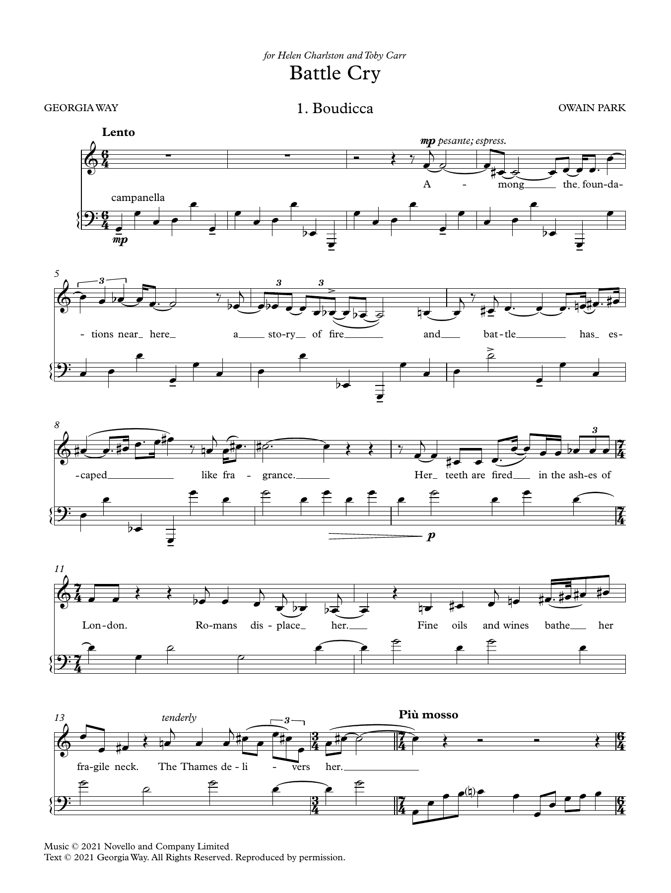 Produktbild zu:  Battle Cry - Owain Park