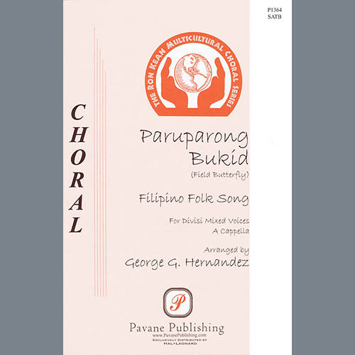 cover: Paruparong Bukid (Field Butterfly) (arr. George Hernandez), Filipino Folk Song