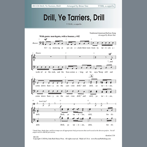 Product picture to: Drill, Ye Tarriers, Drill