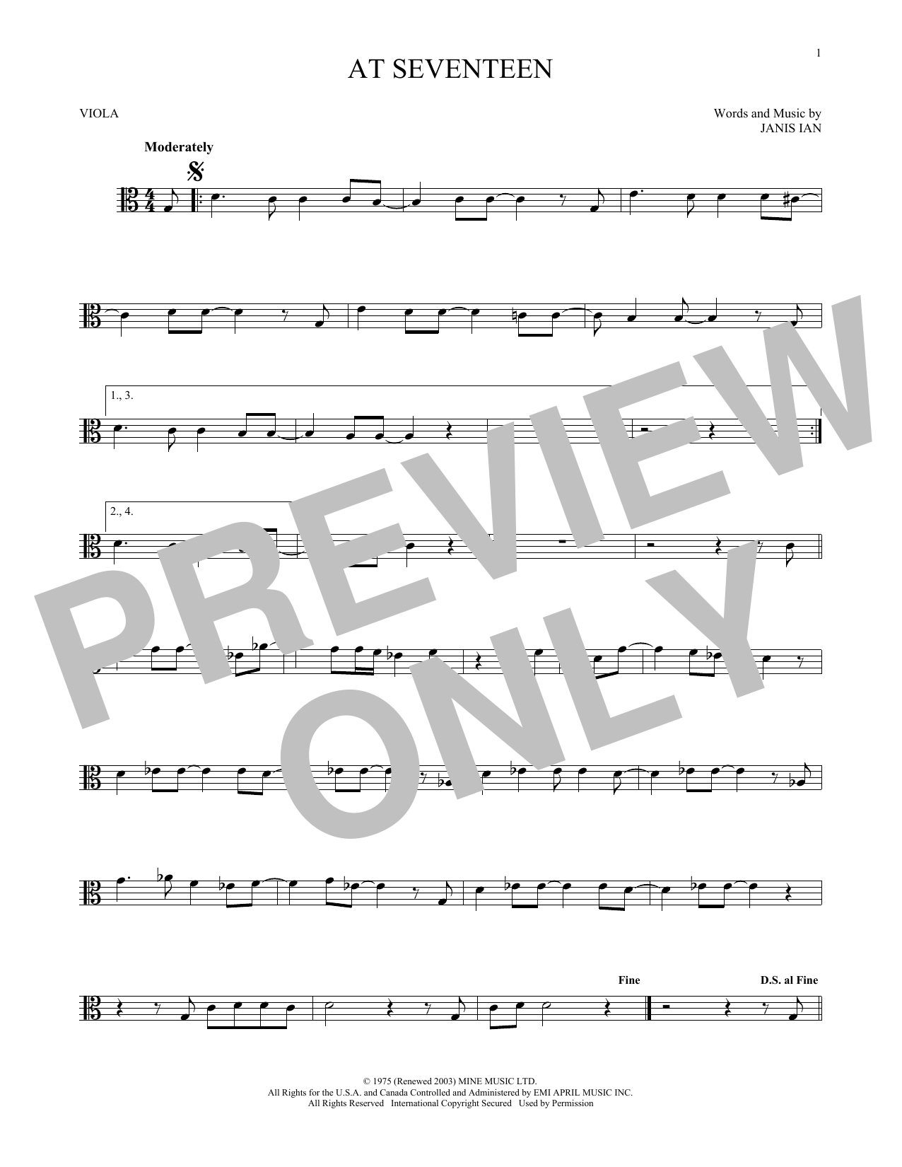 Product gallery: Page 1 of 1 At Seventeen, Janis Ian