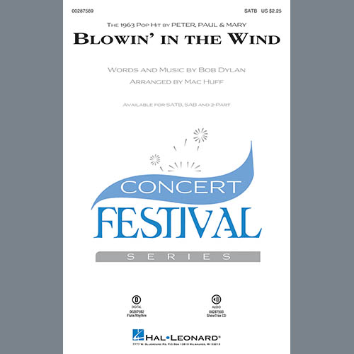 cover: Blowin' In The Wind (arr. Mac Huff), Peter, Paul & Mary, Chor