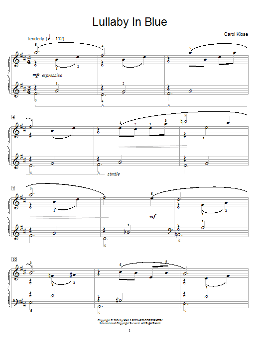Produktbild zu: Lullaby In Blue