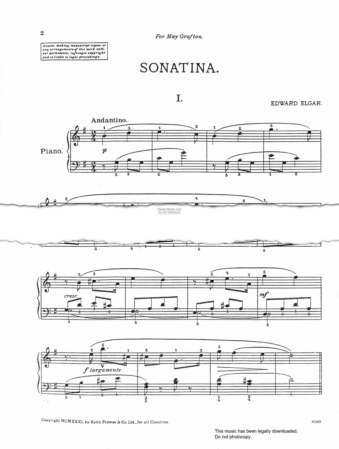 Produktbild zu: Sonatina