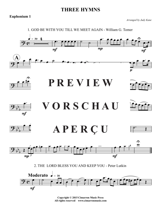 Product gallery: Page 5 of 16 Three Hymns , , (2x Baritone, 2x Tuba)