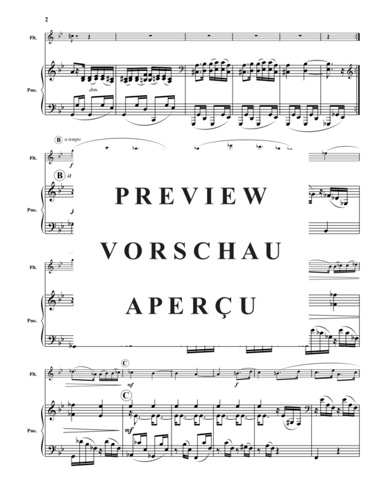 Product gallery: Page 3 of 5 Intermezzo in B-Dur , , (flute + piano)