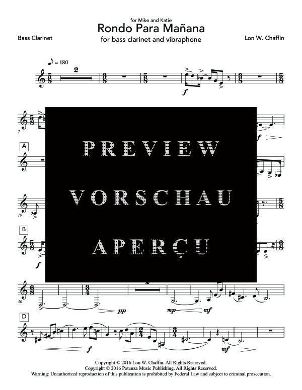 gallery: Rondo Para Manana, , (Vibraphon und Bass Klarinette)