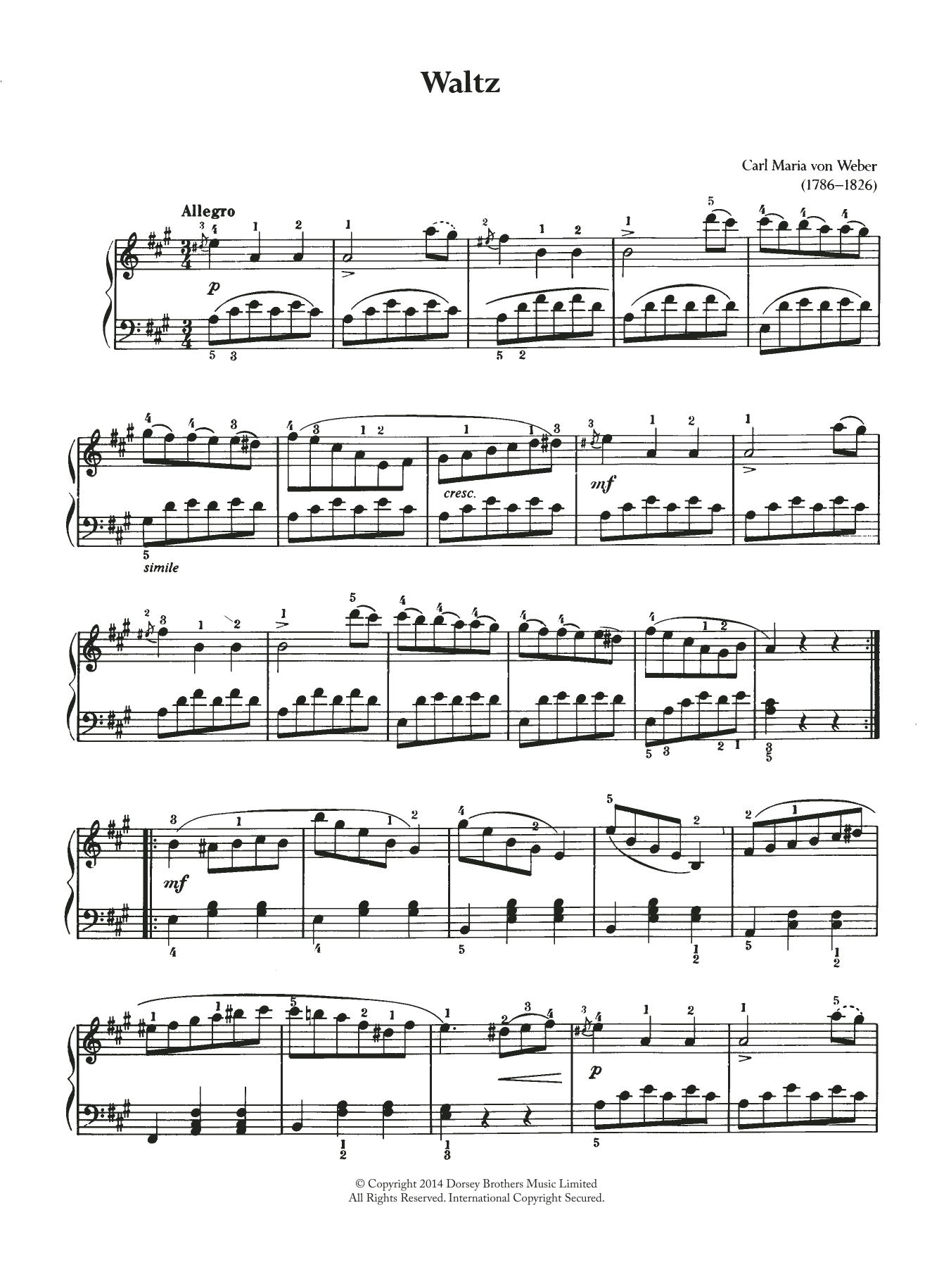 Product picture to: Waltz (J. 146 No. 4)