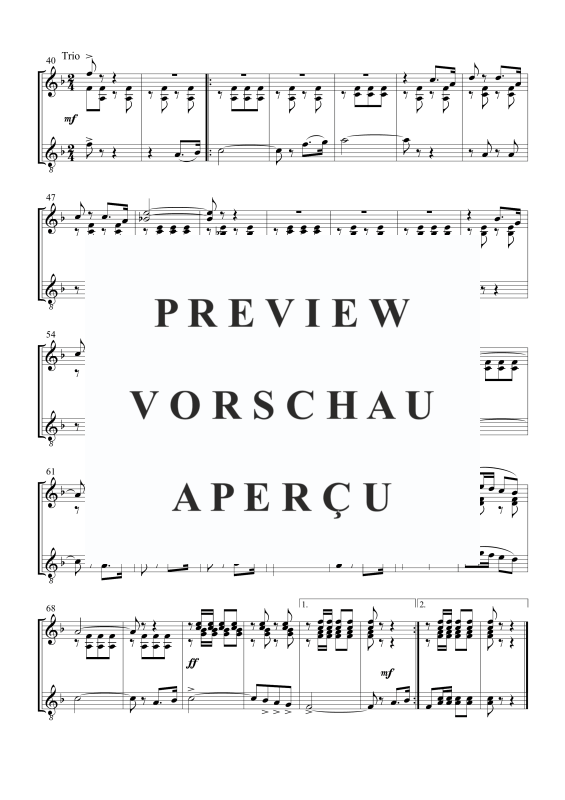 Product gallery: Page 5 of 5 Erinnerung an Naunhof-Leipzig (Marsch), , Trombone Choir