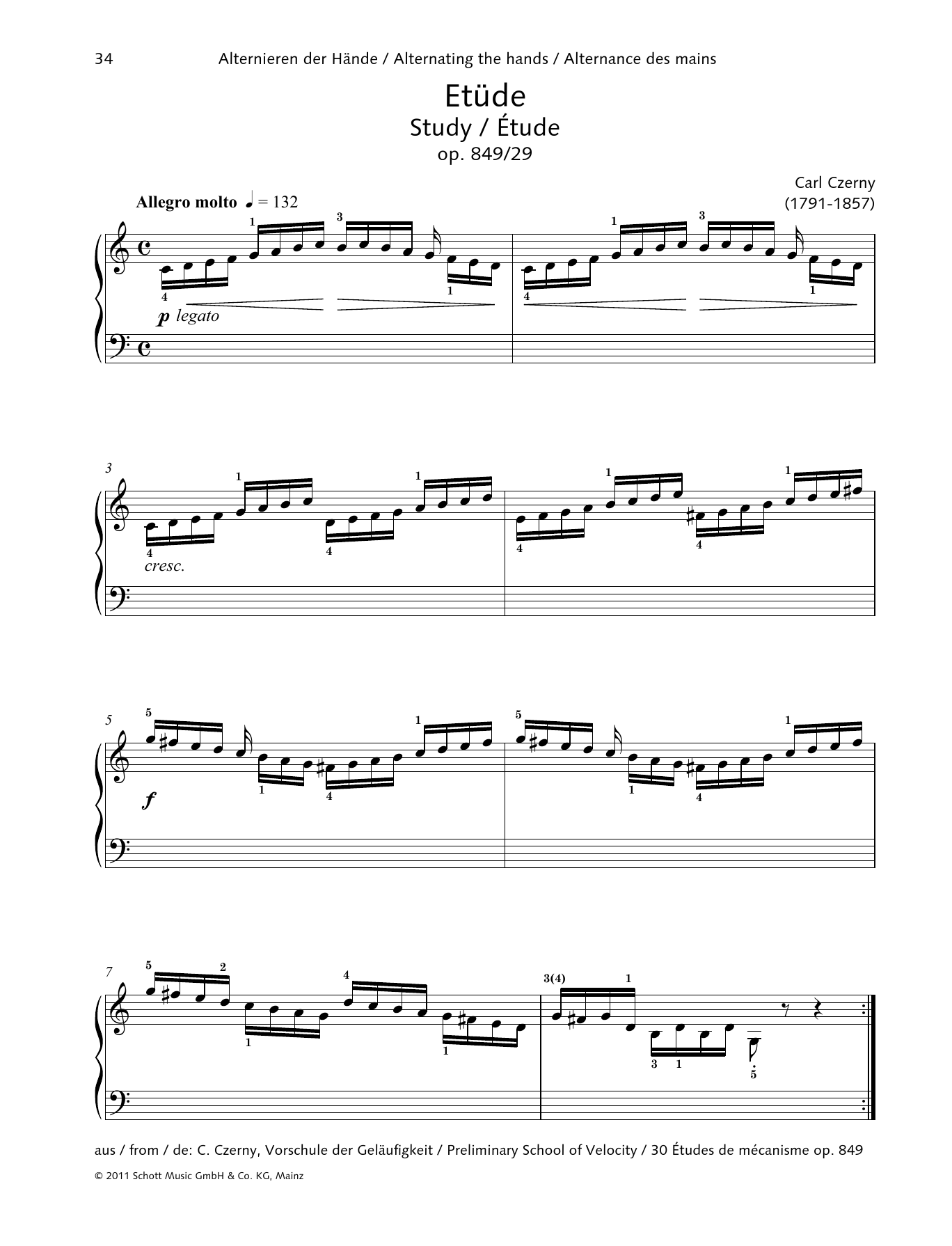 Product gallery: Page 1 of 1 Study, Carl Czerny