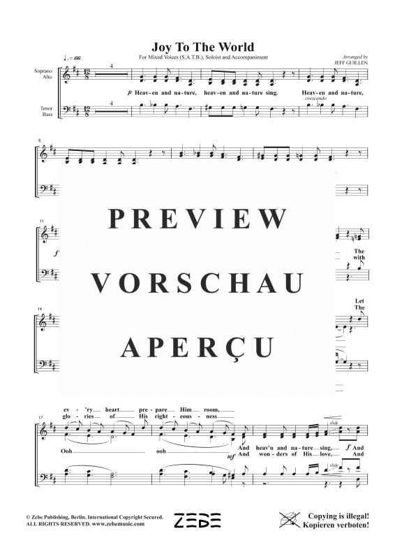 gallery: Joy To the World, , Gemischter Chor und Klavier