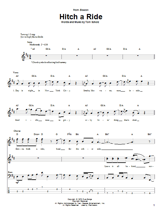 Produktgalerie: Seite 1 von 1 Hitch A Ride, Boston, E-Bass