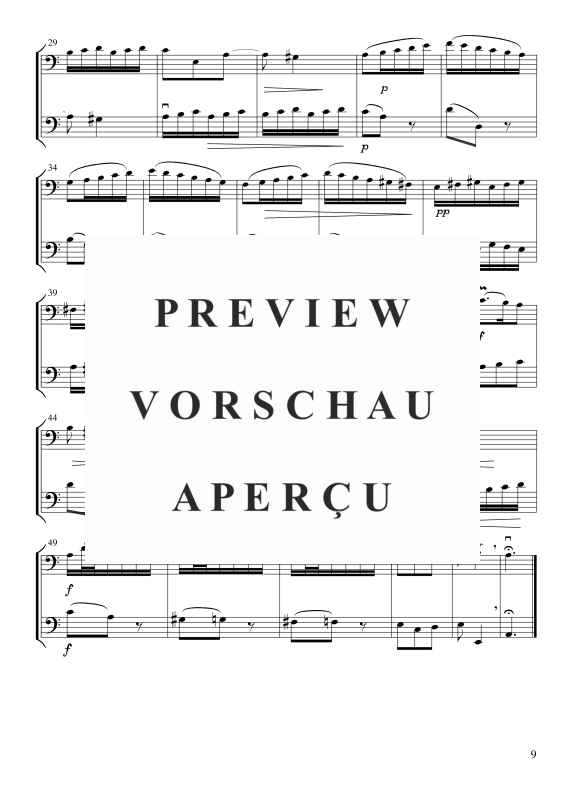 Produktgalerie: Seite 10 von 11 Sonate A-Moll, , Cello und Kontrabass