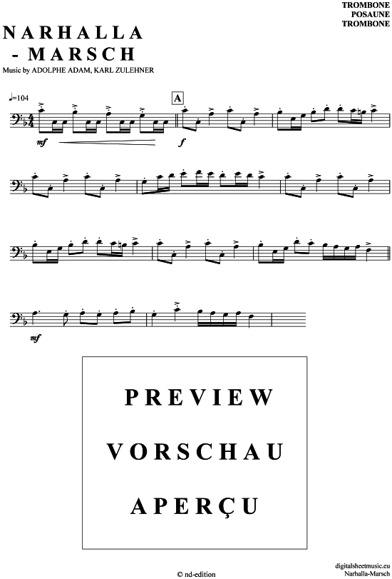 Product picture to: Narhalla-Marsch Karneval - Fasching