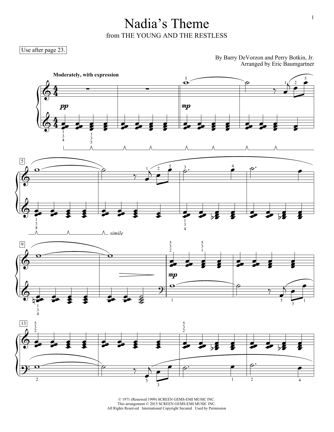 Produktbild zu: Nadia's Theme