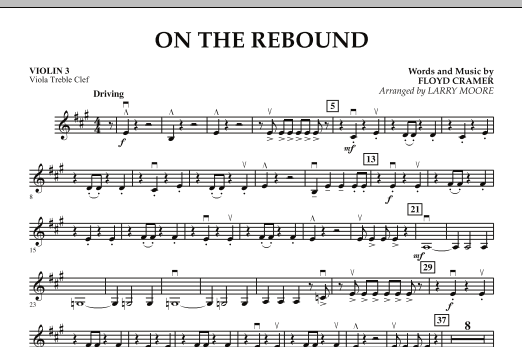 Produktbild zu: On the Rebound - Violin 3 (Viola Treble Clef)
