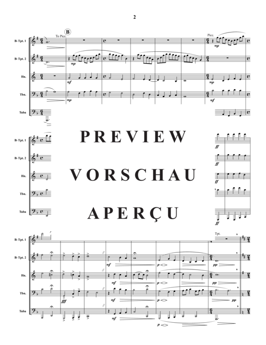 Produktgalerie: Seite 4 von 21 Christmas Suite No. 1 , , (Blechbläserquintett)