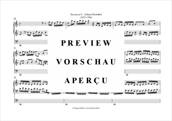 gallery: Toccata in C , , (Orgel Solo)