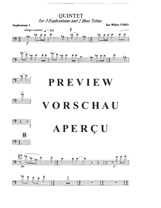 Product gallery: Page 19 of 21 Quintet , , (Tuba Quintet EETTT)