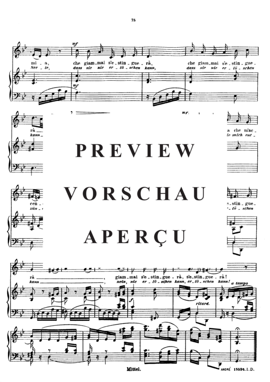 Product gallery: Page 8 of 8 Dopo tante e tante pene, Sieber Ferdinand, Medium Voice and Piano